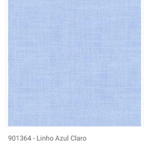 Tricoline 100% algodão Linho Azul Claro