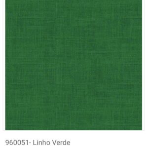 Tricoline 100% algodão Linho Verde