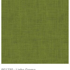 Tricoline 100% algodão Linho Grama