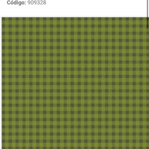 Tricoline 100% algodão Xadrez Verde Grama