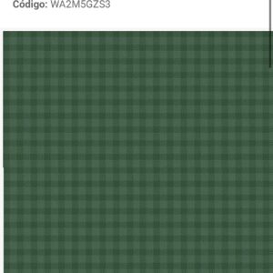 Tricoline 100% algodão Xadrez Verde Floresta