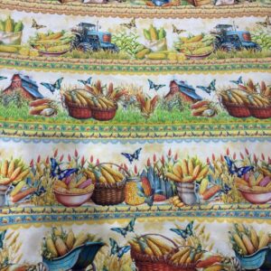 Tricoline 100% algodão Faixa Milho