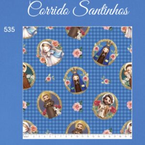 Tricoline 100% algodão Santinhos