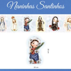 Tricoline 100% algodão Naninhas Santinhos 12 unidades