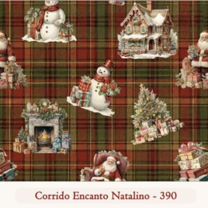 Tricoline 100% algodão Itens Natal