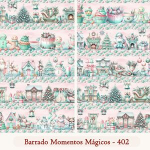 Tricoline 100% algodão Faixa Natal