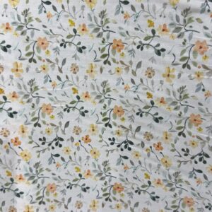 Tricoline 100% algodão Florzinhas