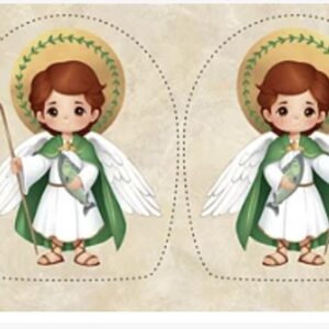 Tricoline 100% algodão Naninha Arcanjo Rafael