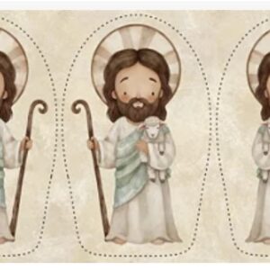 Tricoline 100% algodão Naninha Jesus Pastor