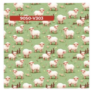 Tricoline 100% algodão Ovelhinhas