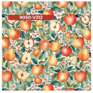 Tricoline 100% algodão Maçã e Pera