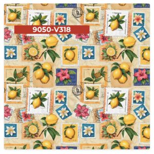 Tricoline 100% algodão Limões