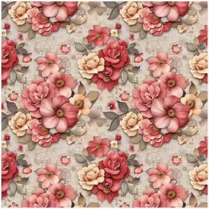 Tricoline 100% algodão Floral