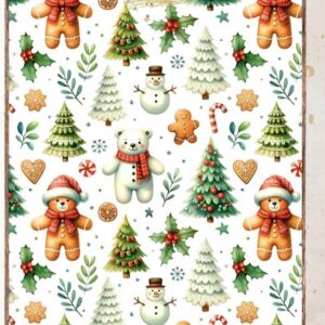 Tricoline 100% algodão Ursos Natal