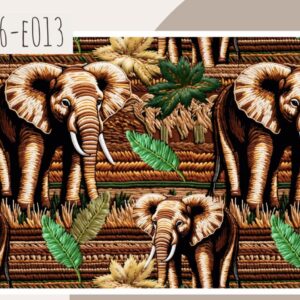 Tricoline 100% algodão Elefantes