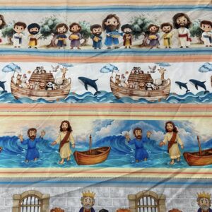 Tricoline 100% algodão Faixa Bíblica