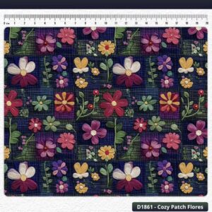 Tricoline 100% algodão Floral