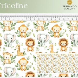 Tricoline 100% algodão Safari