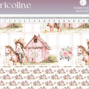 Tricoline 100% algodão Boiadeira