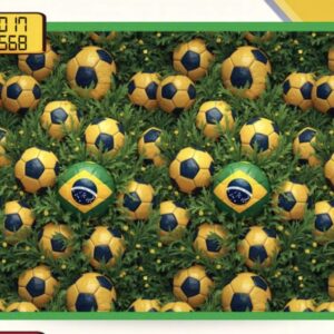 Tricoline 100% algodão Bolas Futebol