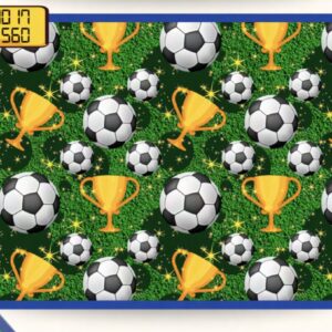 Tricoline 100% algodão Bolas Futebol