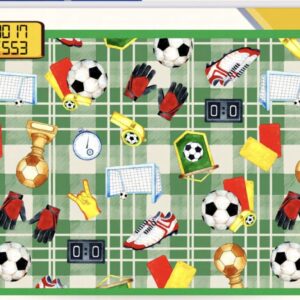 Tricoline 100% algodão Futebol