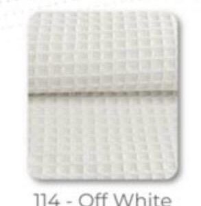 Tecido 100% algodão Favo Off White