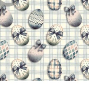 Tricoline 100% algodão Ovos Páscoa