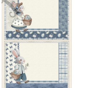 Tricoline 100% algodão Jogo Americano Páscoa