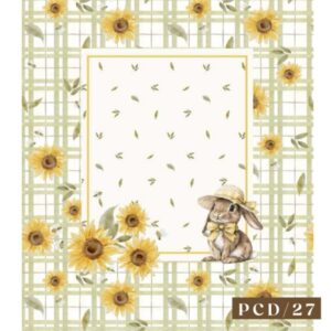 Pano de Copa 100% algodão Páscoa