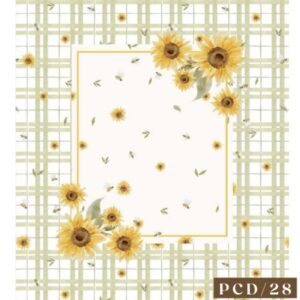 Pano de Copa 100% algodão Girassol