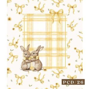 Pano de Copa 100% algodão Páscoa