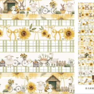 Tricoline 100% algodão Faixa Páscoa