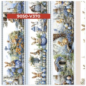 Tricoline 100% algodão Faixa Páscoa