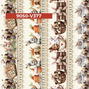 Tricoline 100% algodão Faixa Páscoa