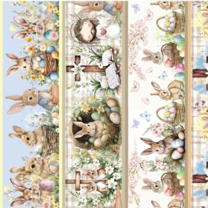 Tricoline 100% algodão Faixa Páscoa