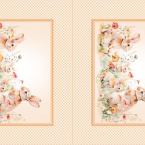 Sarja 100% algodão Jogo Americano Coelhos