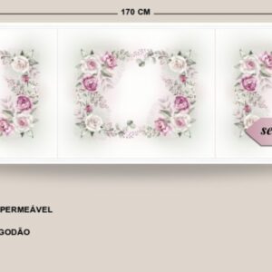 Sarja 100% algodão Jogo Americano 3 unidades