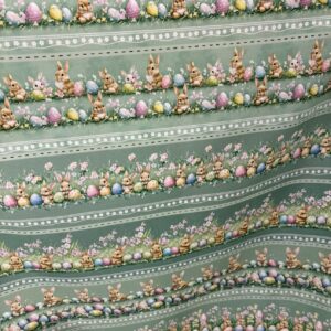 Tricoline 100% algodão Faixa Páscoa