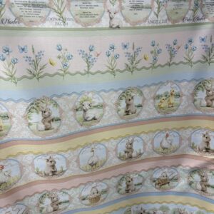 Tricoline 100% algodão Faixa Páscoa