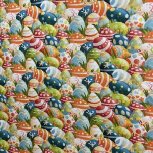 Tricoline 100% algodão Ovos Páscoa