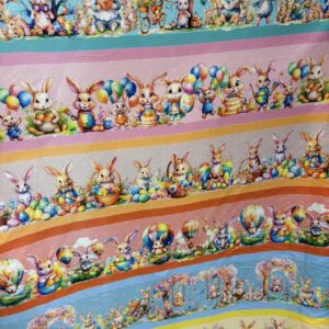 Tricoline 100% algodão Faixa Páscoa