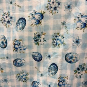 Tricoline 100% algodão Ovos Páscoa