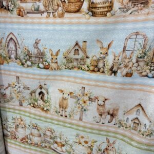 Tricoline 100% algodão Faixa Páscoa