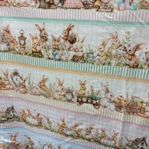 Tricoline 100% algodão Faixa Páscoa