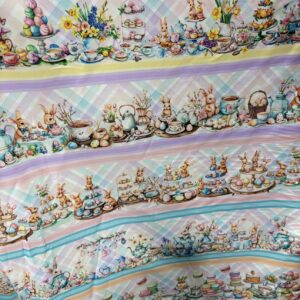 Tricoline 100% algodão Faixa Páscoa