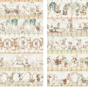 Tricoline 100% algodão Faixa Páscoa