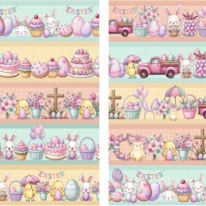 Tricoline 100% algodão Faixa Páscoa