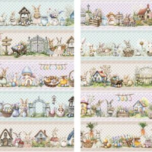 Tricoline 100% algodão Faixa Páscoa