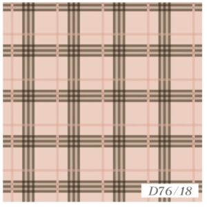 Tricoline 100% algodão Xadrez Rose